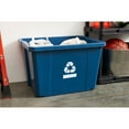 thumbnail image 6 of Gracious Living Medium Curbside Blue Box 17 Gal Home Recycling Bin(12 Pack), 6 of 11