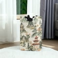 thumbnail image 6 of Yayeee Freestanding Laundry Hamper with Handle Collapsible Large Storage Basket for Clothes, Green Mountain Pattern, 6 of 7