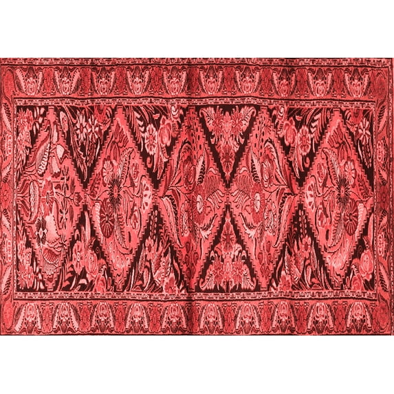 Ahgly Company Indoor Rectangle Persian Red Traditional Area Rugs, 2' x 3'
