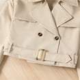 thumbnail image 4 of MEZZALL Kids Outerwear Coats Stylish Long Sleeve Short Jacket With Belt For Girls Casual Outerwear For Teen Girls Fashionable Layering Piece For Tweens Classic Tops, 4 of 5