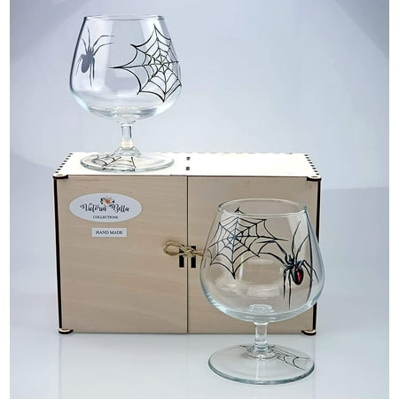 

Victoria Bella 440219-2-S 14.5 Oz Brandy Glasses 5 High Spider Snifters Set of 2