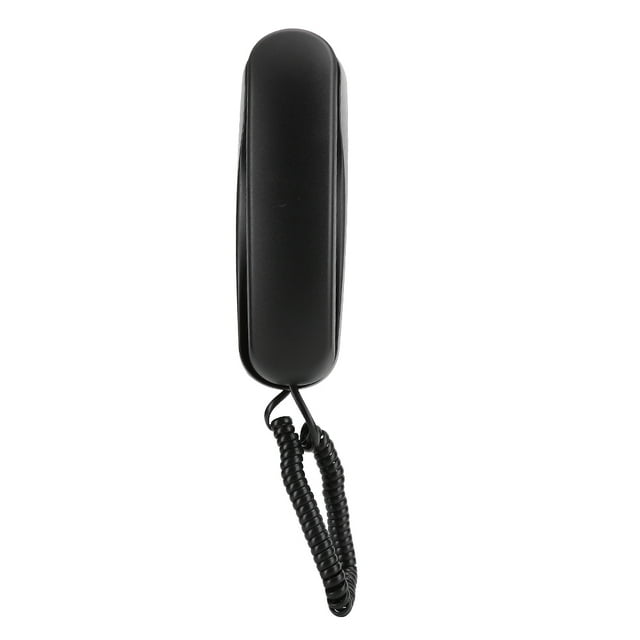 Teléfono fijo NikouMX TC-990 ABS Mesa negra Teléfono doméstico Montable en la pared Instalación sin esfuerzo
