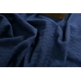 thumbnail image 2 of BELIZZI HOME 100% Cotton Bed Blanket, Breathable Thermal Blanket Twin Size, Soft Chevron 60''x90'', Perfect for Layering Any All Season, Navy Blue, 2 of 7