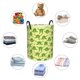 thumbnail image 4 of Balery Funny Frogs Cesta de ropa redonda con asas, impermeable, independiente, para ropa, juguetes, dormitorio y familia-Medium, 4 of 6