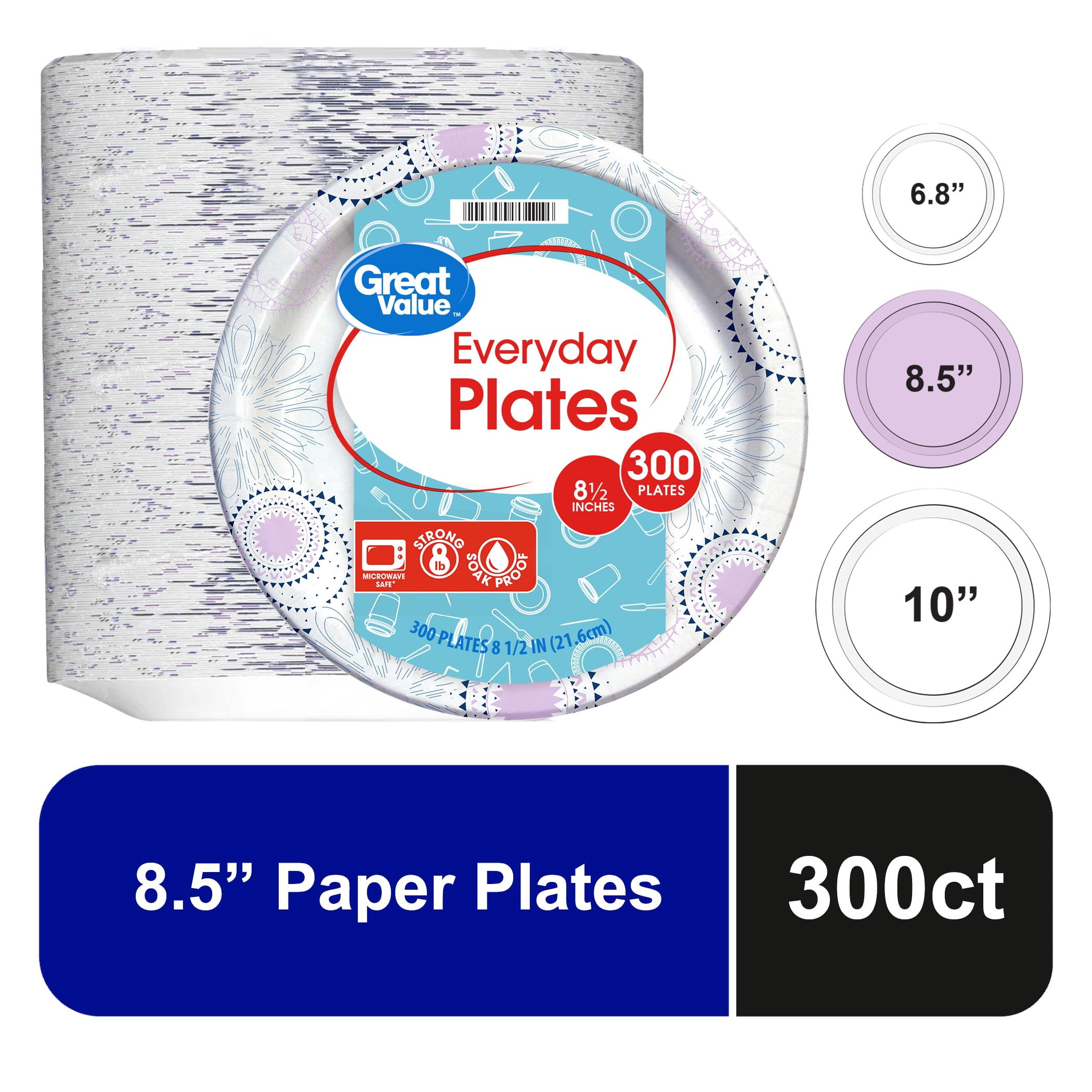 【日本未発売・正規品】ヴァスコダガマ ブラジル パイェ PAYET 10 バスコ Great Value Disposable Paper Plates, 10