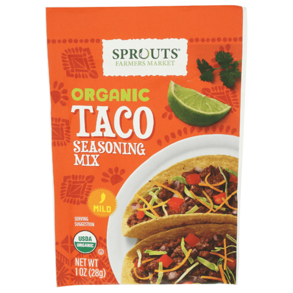 SPT Organic Taco Seasoning Mix 1 oz - Pack of 3