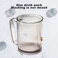 thumbnail image 5 of sruoe Toothbrush Cups for Bathrooms, Mouth Wash Cup, Mouth Rinse Cup, Toothbrush Holders, Plastic Toothbrush Cups, Reusable Simple Toothbrush Cup for Hosehold, Travel Toothpaste Cups, 5 of 5