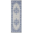 thumbnail image 3 of Nourison Whimsicle Persian Farmhouse Grey Blue 2' x 8' Area Rug, (8' Runner), 3 of 8