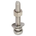 thumbnail image 4 of M1.6x10mm 304 Stainless Steel  Pan Head Bolt Screw Nut w Washer 35 Sets, 4 of 5