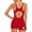 Red, variant on Zaldita Womens One Piece Swimsuit Beach Swimwear Surfing Bathing Suit Racerback Tank Swim Trunks Red M
