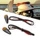 thumbnail image 5 of Luz De Señal De Giro De Motocicleta, Lámpara Intermitente De Motocicleta De Estilo De Fibra De Carbono Universal A Prueba De Polvo 2 Uds 12V 3W Para Scooter De Bicicleta Cergrey Motorbike Driving Light, 5 of 8