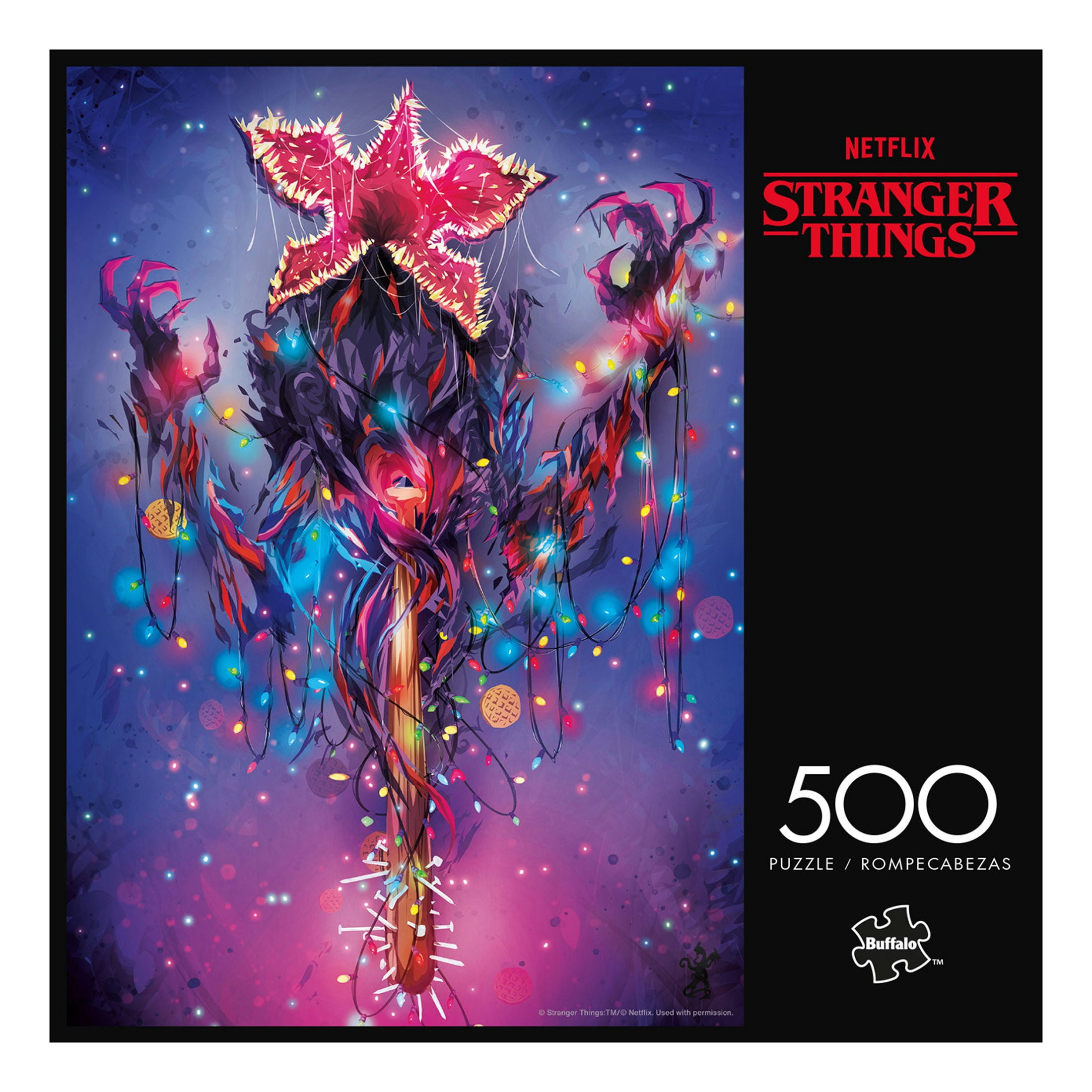 Buffalo Games Demogorgon Lights 500-Piece Interlocking Jigsaw Puzzle for Adults Ages 14-99 Years