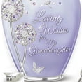thumbnail image 3 of The Bradford Exchange A Year Of Wishes Heirloom Porcelain Granddaughter Musical Wish Jar with 365 Unique Affirmations 7.25-inches, 3 of 4