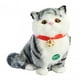 thumbnail image 5 of Modelo de gato de simulación presente juguete para mascotas cola móvil, niños, regalos de San Valentín modelo de mascotas adorno para coche sofá hogar Estilo C, 5 of 10