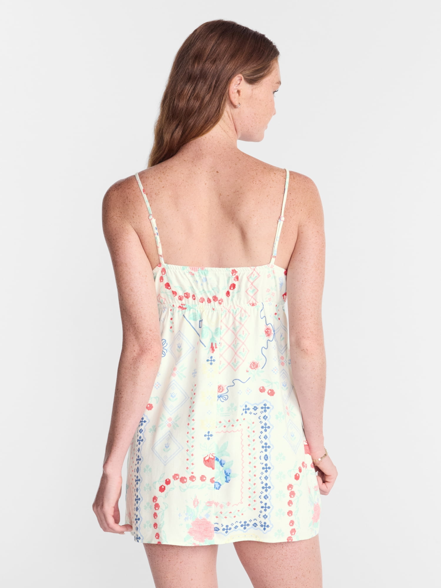 No Boundaries Sleeveless Sleep Slip Dress, Women's XS-XXL