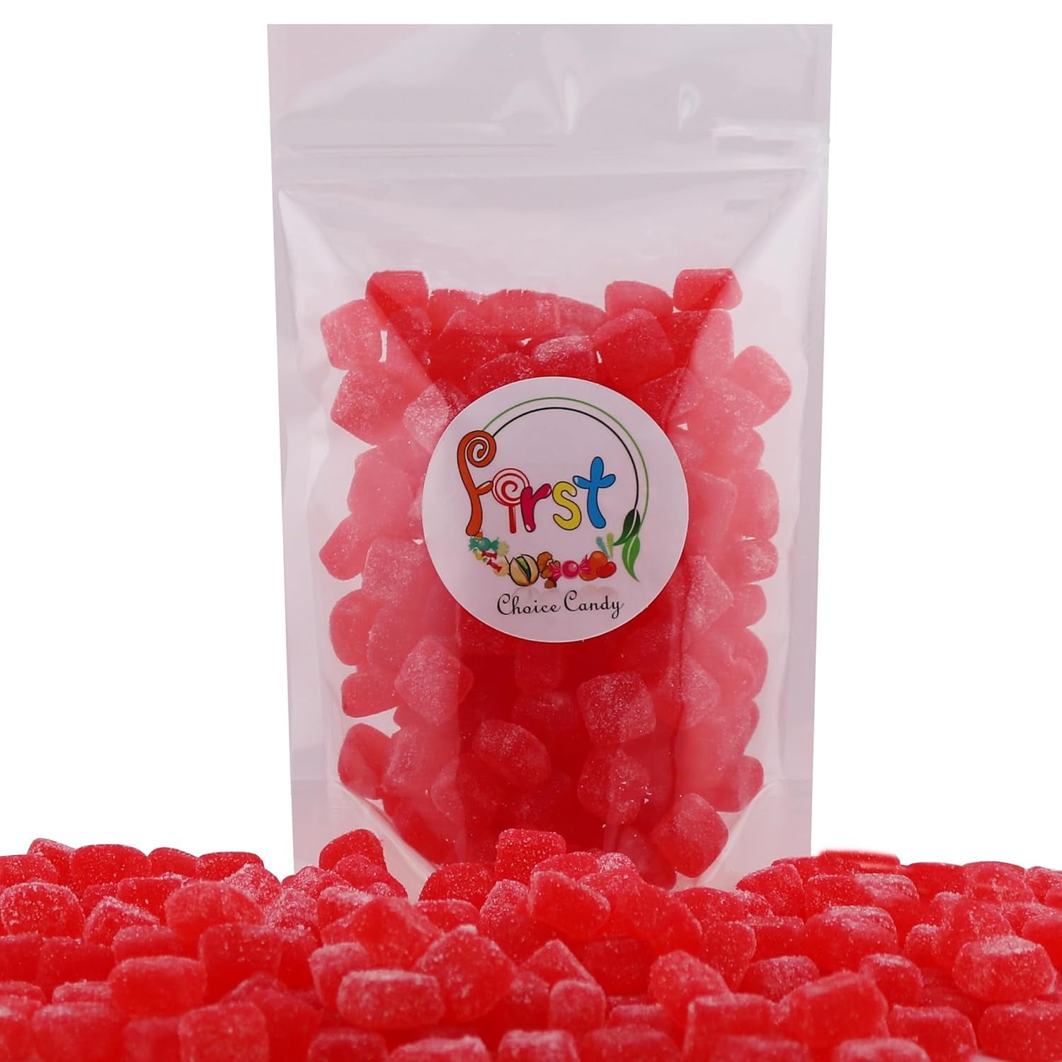 FirstChoiceCandy Sour Chewy Cubes Candy (5 Pound, Red Strawberry)