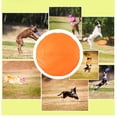 thumbnail image 4 of Disco volador de perro-para perros L-juguetes de goma suave para entrenar-platillo volador resistente para mascotas-juguete volador ligero e - Naranja 18cm Sunnimix Plato de animales, 4 of 8