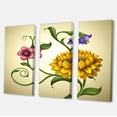 thumbnail image 1 of Designart - Fleurs et Feuilles - Impression d'Art Floral sur Toile, 1 of 1