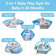 thumbnail image 4 of TFDER Baby Gym and Infant Play mat,Play Mat & Play Gym, Combination Baby Activity Gym for Sensory Exploration and Motor Skill Development from Baby to Toddler.(Bluer), 4 of 7