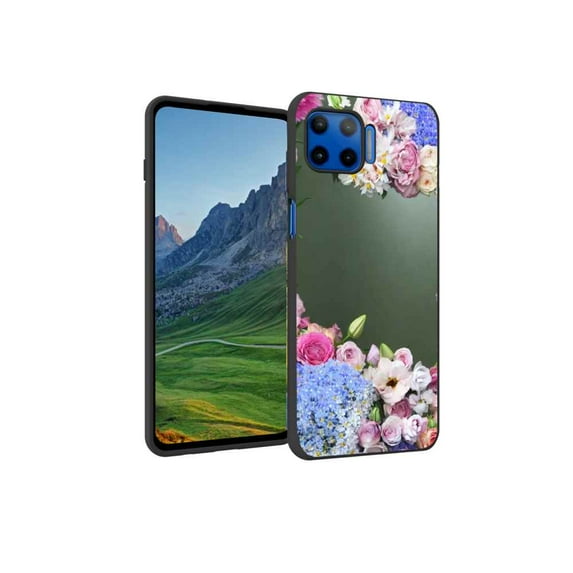 Flowers-s Phone Case, Degined for Moto G 5G Plus Case Men Women, Flexible Silicone Shockproof Case for Moto G 5G Plus