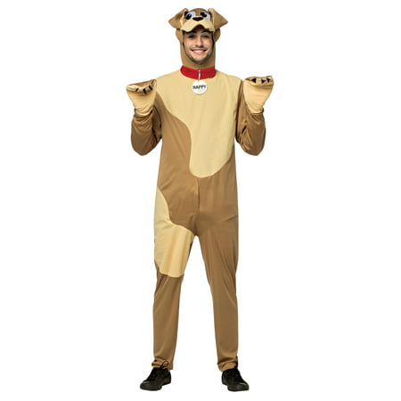 Happy Dog Adult Men's Adult Halloween Costume, One Size,