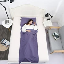 Sleeping Bag Lined With Cotton Camping Travel Sheets Sleeping Bag Adult Dormitory Outdoor Picnic Plane Train-Light And Warm And Washable, Suitable For Hiking.