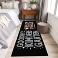 Silly Runner Rug 2'x6' Rug Runners for Hallways Kitchen, Black Graduation Non Slip ...