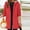 Red coat for women, variant on jtjvou Thick Warm Lamb Wool Coat Hooded Mid-Length Casual Outerwear Long Sleeve Solid Design for Women Great for Daily Wear Parties or Spring Autumn Fashion Green M