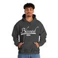 thumbnail image 6 of Blessed Heavy Blend Hoodie Sweatshirt - Monochrome White, 6 of 9