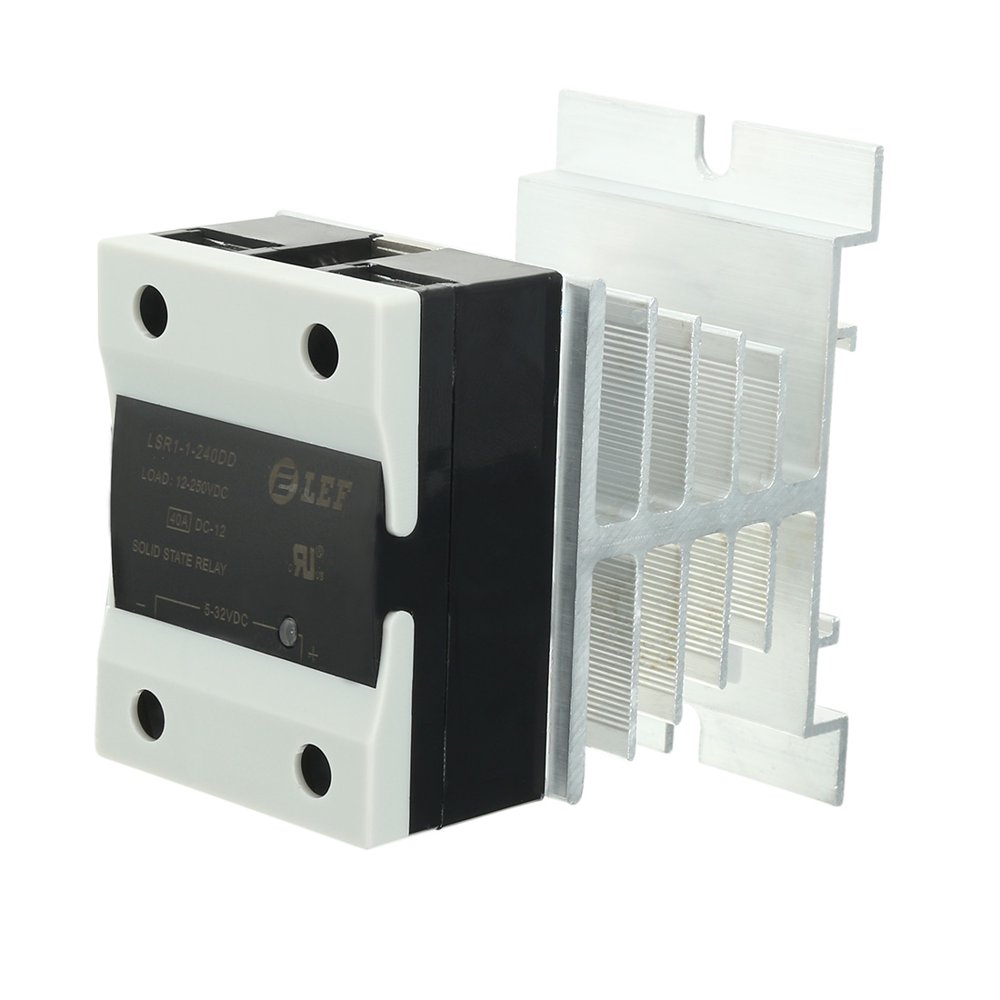 Thermal Compound Solid State Relay+Heat Sink SSR40A 532VDC to 12250VDC