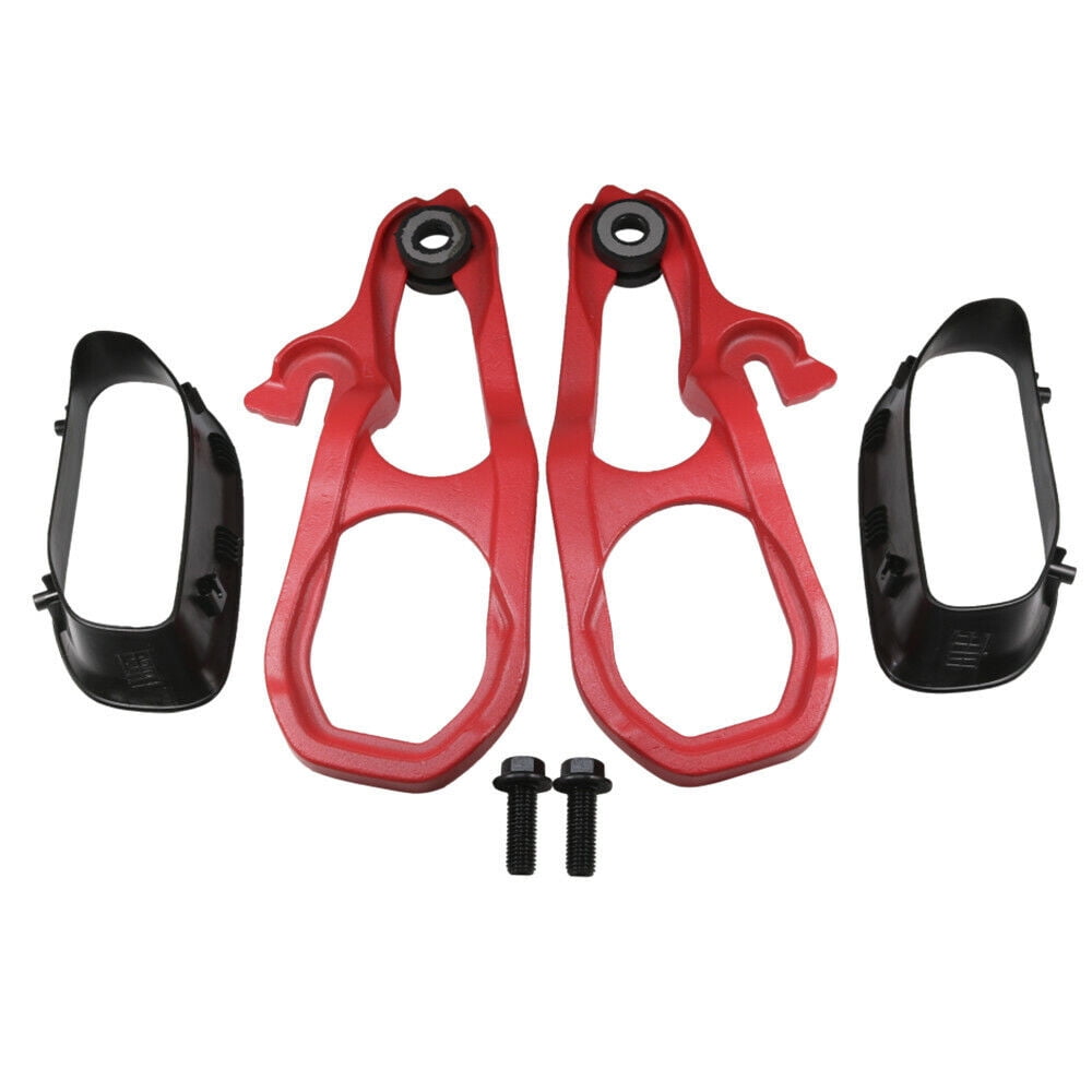 Heavy Duty Front Red Tow Hooks Left & Right with Hardware For Ram 2019