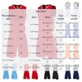 thumbnail image 2 of Maqroz Basketball Jersey Set for Men V Neck Sleeveless Tank Top Mesh Breathable Athletic Shorts Team Uniform Sports Training Two Piece Outfit Size 3-15 Years, 2 of 4
