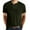 Army Green, variant on Mens Shirts Summer Short-Sleeve Beefy Muscle Basic Solid Pure Color Blouse Tee Shirt Top