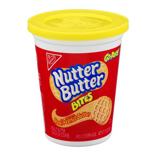 Nutter Butter Sandwich Cookie Bite Size Go Pak Peanut Butter (Pack