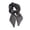 Black, variant on Women's Polka Dot Satin Square Scarf with for Neck Bag Hair Daily Style