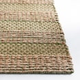 thumbnail image 3 of SAFAVIEH Natural Fiber Beulah Striped Area Rug, Green/Natural, 9' x 12', 3 of 11
