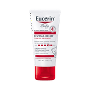 Eucerin Baby Eczema Relief Flare-Up Treatment, Fragrance Free, 2 oz Tube