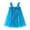 Blue, variant on sususu Girl Dresses Toddler Girls Sequin Star Moon Sleeveless Dress for Dance Party and Dress Up Clothes for Girls