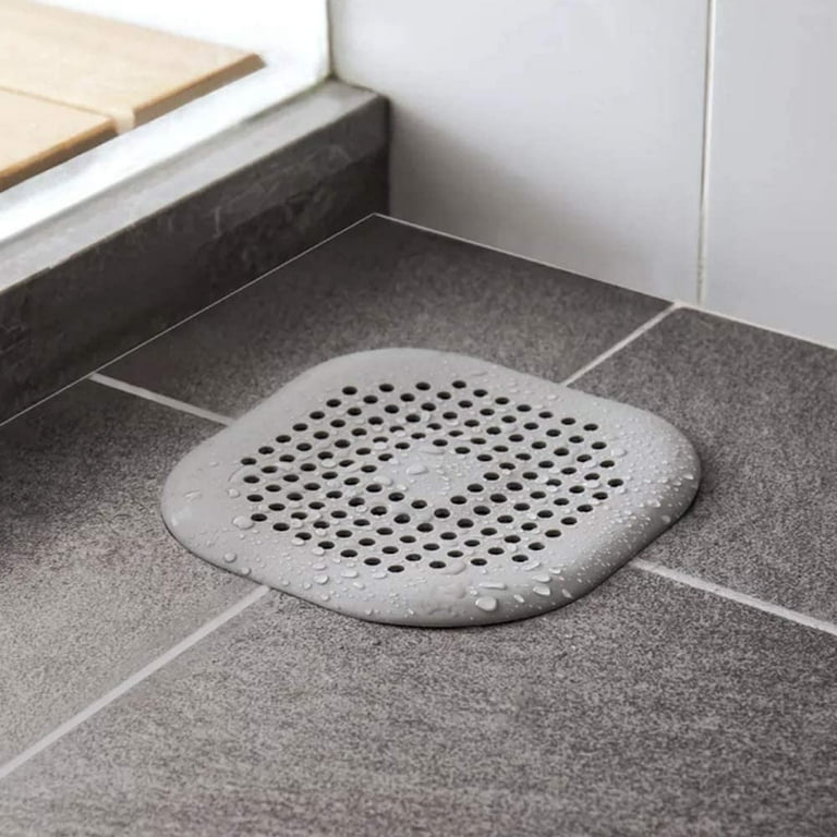 Durable Shower Rubber Floor Drain Bathroom Sink Hair Catcher Tub