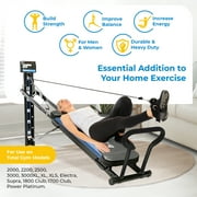 Total Gym Pilates Kit w/ DVD, Toe Bar, Leg Accessories & Ankle Cuffs, Black
