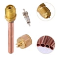 thumbnail image 4 of 2pcs Service Access Valve 1/4" SAE x 1/4" OD x 78mm Stem Core AC Refrigeration, 4 of 8