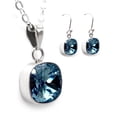 thumbnail image 1 of Juego Zvezda Cushion color Aquamarine plata .925 Zvezda ZJU-CUSH12-AQU-G, 1 of 7