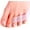 Clear, variant on Pinky Toe Separator and Protectors for Overlapping Toe, Curled Pinky Toes-10pack