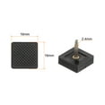 thumbnail image 2 of 3 Pairs TPU Kitten Heel Tips Shoes Replacement Tap for Women High Heels, 2.4mm Pin, 16mm Square Heel Caps, Black, 2 of 6
