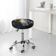 thumbnail image 5 of Armored Knight Couple Round Bar Stool Seat Covers, Elastic Round Chair Cover Stool Seat Slipcover Bar Stool Cushions Round Pad for 12-14 inch, 5 of 5