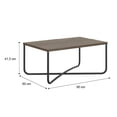 thumbnail image 4 of Mesa DE Centro Bertolini 1271 LEGNO Negro, 4 of 7