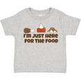 thumbnail image 3 of Inktastic I'm Just Here for the Food Boys or Girls Toddler T-Shirt, 3 of 5