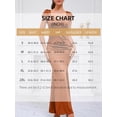 thumbnail image 4 of Vestido formal de verano LALACAT D2404 para mujer, marrón, talla S-XXL, 4 of 4