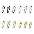 thumbnail image 1 of Nose Ring 20G 3-Pack Heart Anchor & Star Hoop Rings Cartilage Piercing Jewelry, 1 of 6