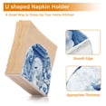 thumbnail image 3 of Blue Gates Flowers Floral Napkin Holders for Tables Napkin Stand Paper Holder Organizer Tabletop Tissue Box Dispenser, 3 of 8